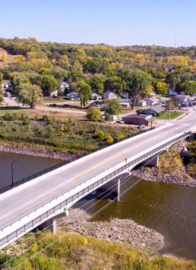 Sioux City Military Road Bridge over the Big Sioux River
