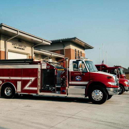 south sioux city fire station fire truck
