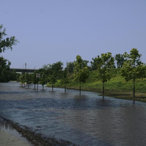 Council Bluffs levee flooding