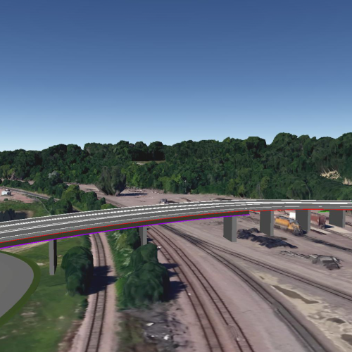 digital rendering of viaduct